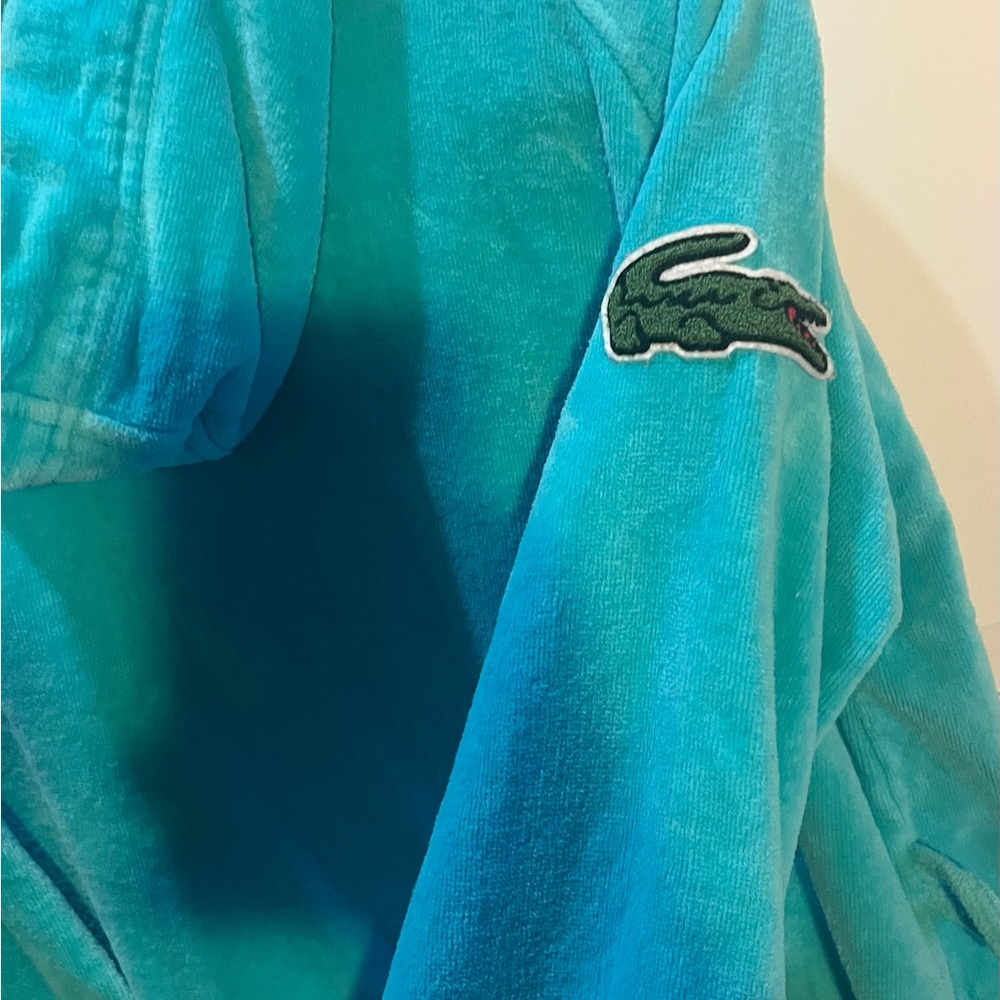 Lacoste Women's Turquoise Robe - Picture 4 of 8